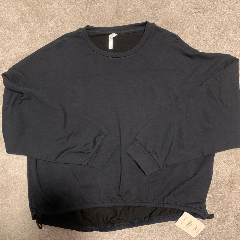 NWT Fabletics cinched waist sweatshirt